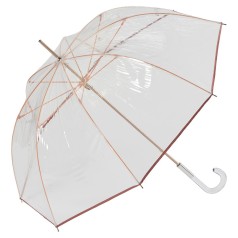 Paraguas Ezpeleta transparente de aluminio