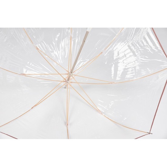Paraguas Ezpeleta transparente de aluminio